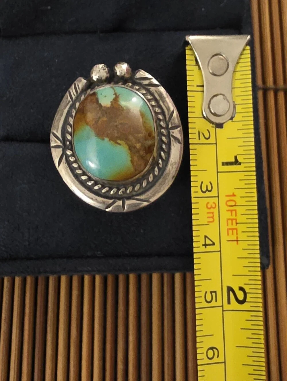 Sterling Silver Navajo Turquoise Ring (Vintage)